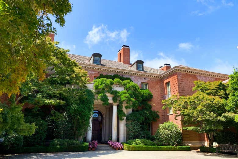 The old house in Filoli Garden